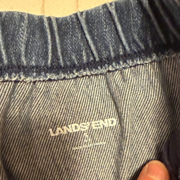 Bundle Three Lands' End Elastic Waist Pants - Picture 9 of 16